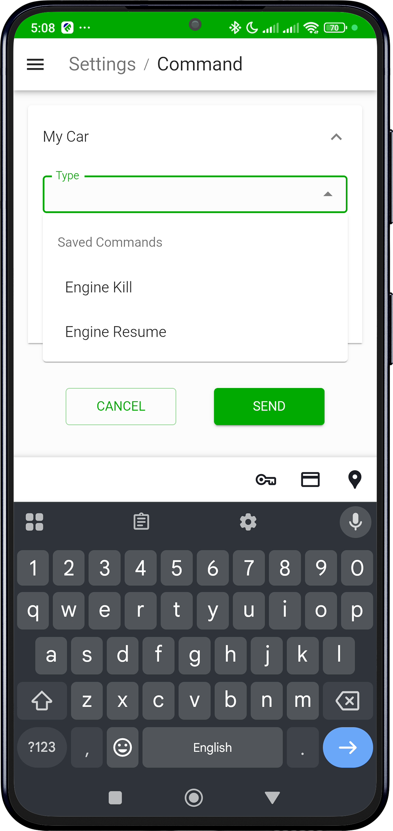 Engine Kill & Resume