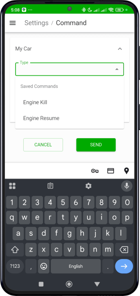 Engine Kill Resume Commands